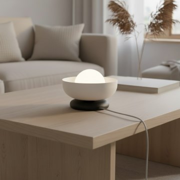 Lampada da tavolo OZZY 1xG9/8W/230V bianca