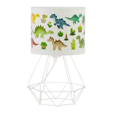 Lampada da tavolo per bambini KIDS ROOM 1xE27/60W/230V Ø 18 cm dinosauro