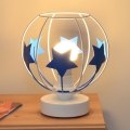 Lampada da tavolo per bambini STARS 1xE27/15W/230V blu/bianco