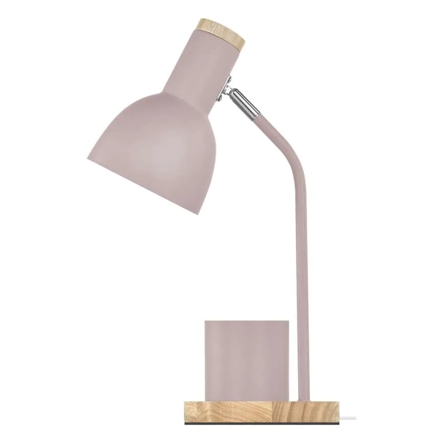 Lampada da tavolo POPPY 1xE27/25W/230V rosa