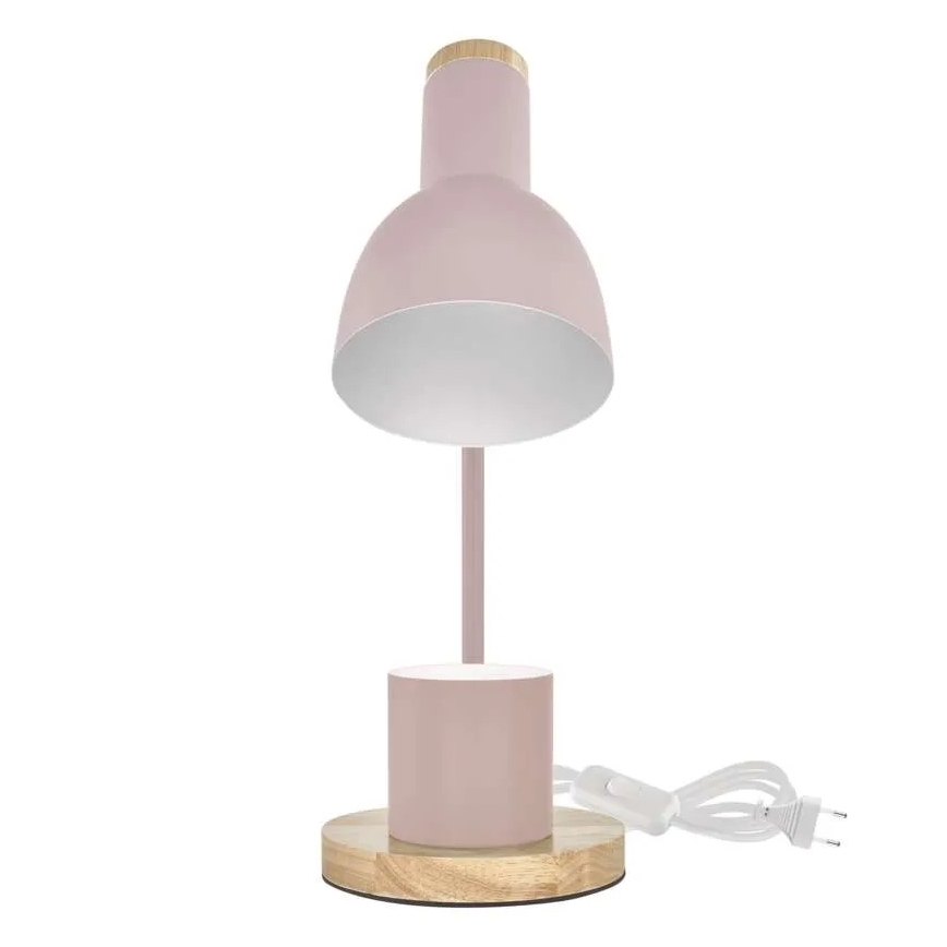 Lampada da tavolo POPPY 1xE27/25W/230V rosa