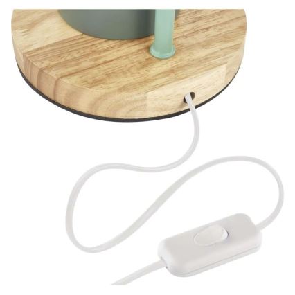 Lampada da tavolo POPPY 1xE27/25W/230V verde