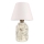 Lampada da tavolo RAMZES 1xE27/40W/230V bianco/beige