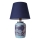 Lampada da tavolo RAMZES 1xE27/40W/230V blu