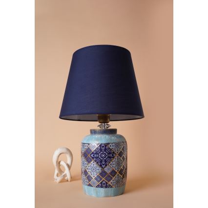 Lampada da tavolo RAMZES 1xE27/40W/230V blu