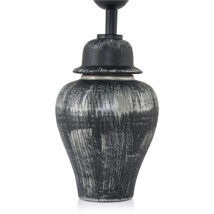 Lampada da tavolo RAMZES 1xE27/40W/230V nero/argento