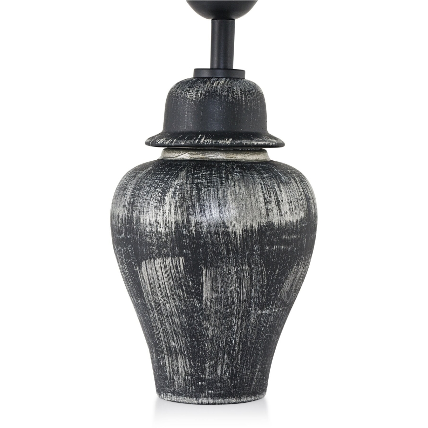 Lampada da tavolo RAMZES 1xE27/40W/230V nero/argento