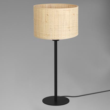 Lampada da tavolo RATTAN 1xE27/60W/230V diametro 25 cm rattan