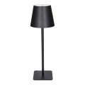 Lampada da tavolo ricaricabile a LED dimmerabile a sfioramento LUCCA LED/3,7V 3000/4000/6500K 2000 mAh nera