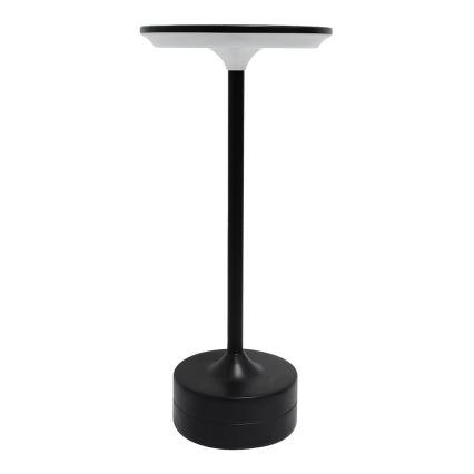 Lampada da tavolo ricaricabile a sfioramento a LED TAVOLO LED/2,5W/5V 2400 mAh 3000-6000K nera