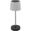 Lampada da tavolo ricaricabile da esterno a LED dimmerabile con controllo touch, 2W/5V, IP44, 1200 mAh, grigio