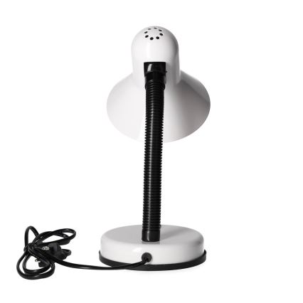 Lampada da tavolo SMIESZEK 1xE27/40W/230V bianco