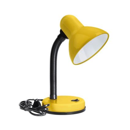 Lampada da tavolo SMIESZEK 1xE27/40W/230V giallo