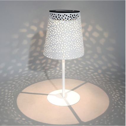 Lampada da tavolo solare a LED LUVETRA LED/1xAA 4000K IP44 200 mAh bianca