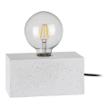 Lampada da tavolo STRONG DOUBLE 1xE27/25W/230V calcestruzzo - certificato FSC