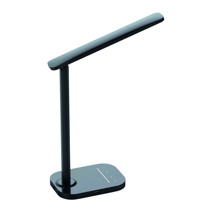 Lampada da tavolo touch LED dimmerabile con connettore USB KIARA LED/7W/230V nero
