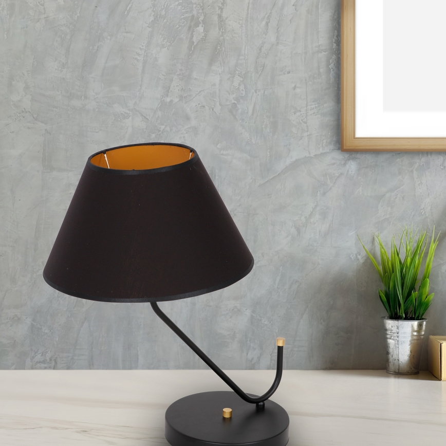 Lampada da tavolo VICTORIA 1xE27/60W/230V nero
