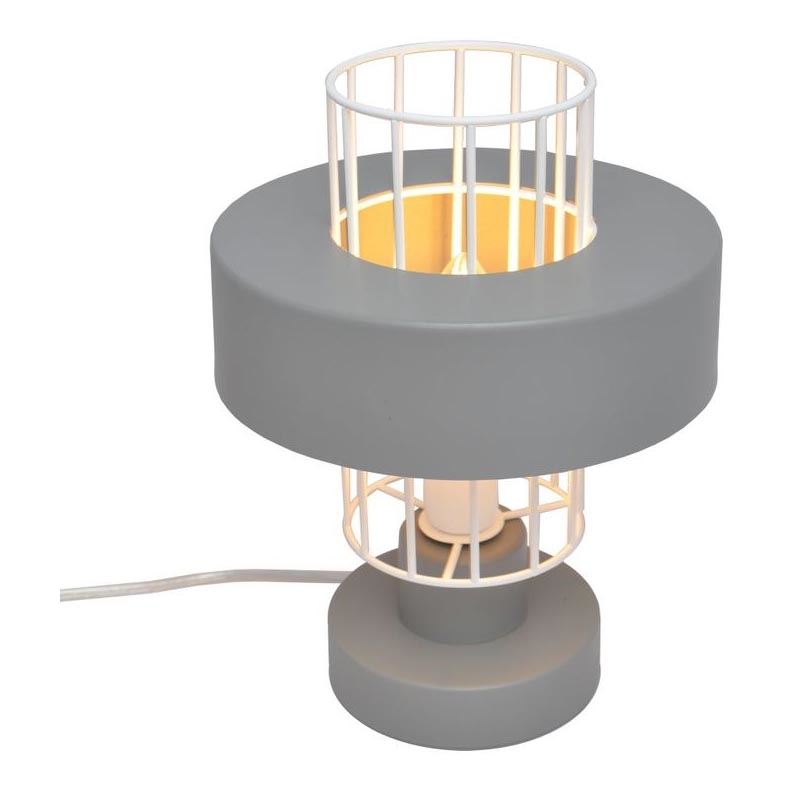 Lampada da tavolo VOLTA 1xE27/15W/230V grigio