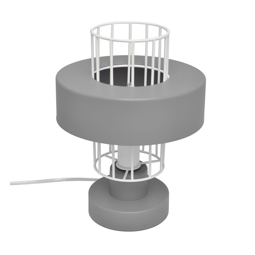 Lampada da tavolo VOLTA 1xE27/15W/230V grigio