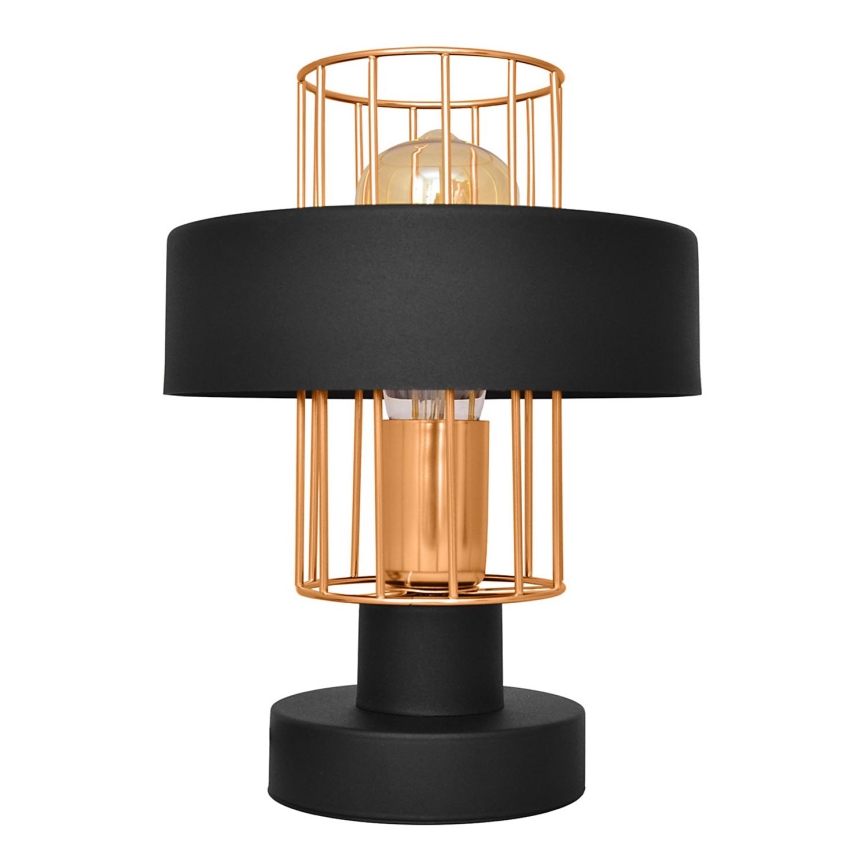 Lampada da tavolo VOLTA 1xE27/15W/230V nero/oro