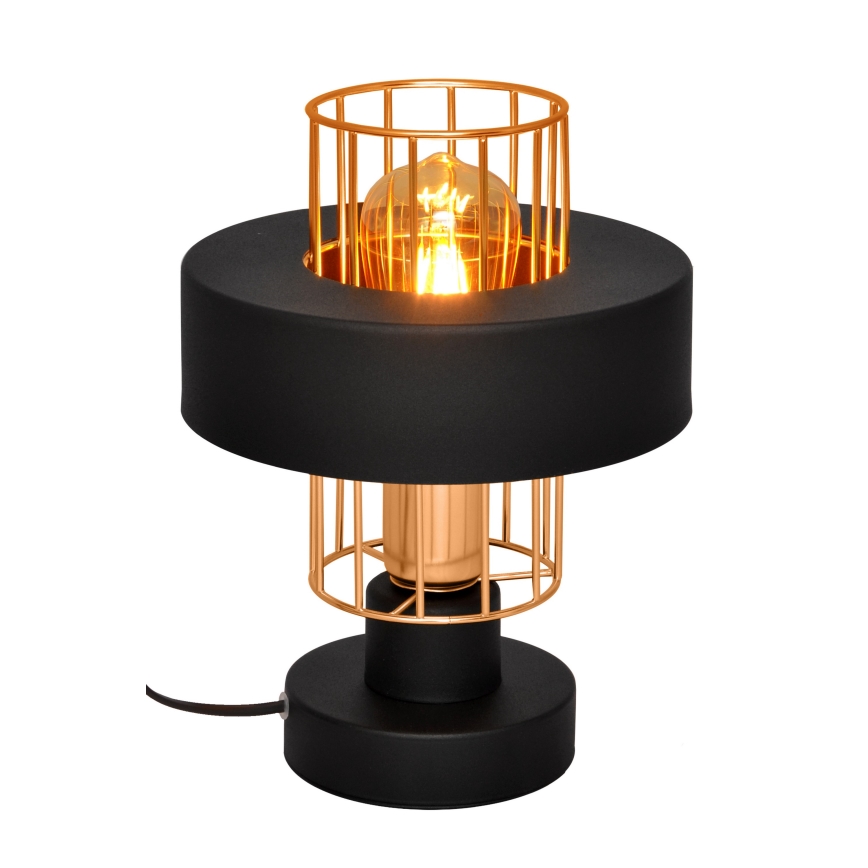 Lampada da tavolo VOLTA 1xE27/15W/230V nero/oro