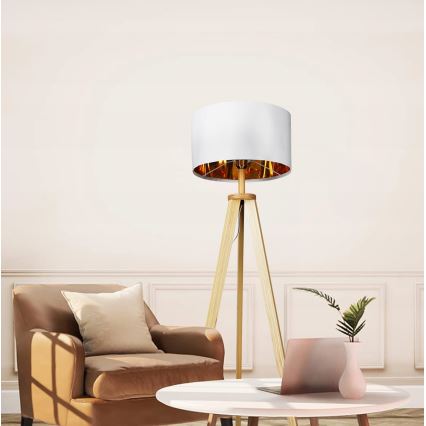 Lampada da terra 1xE27/40W/230V bianca