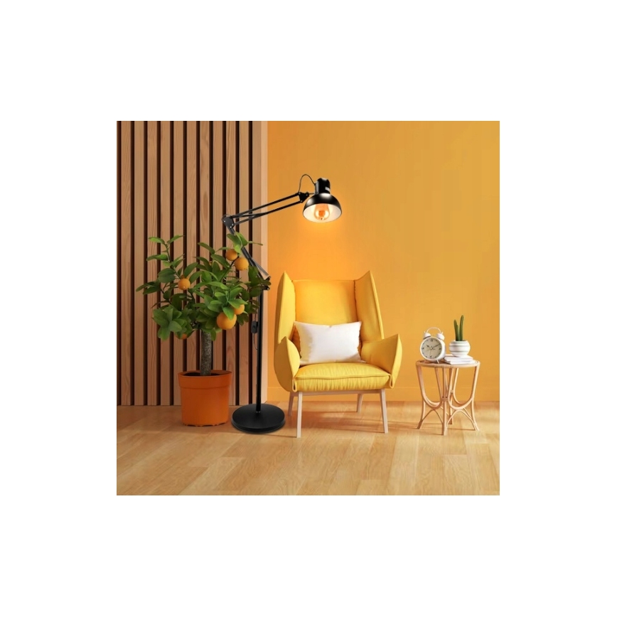 Lampada da terra 1xE27/40W/230V nera