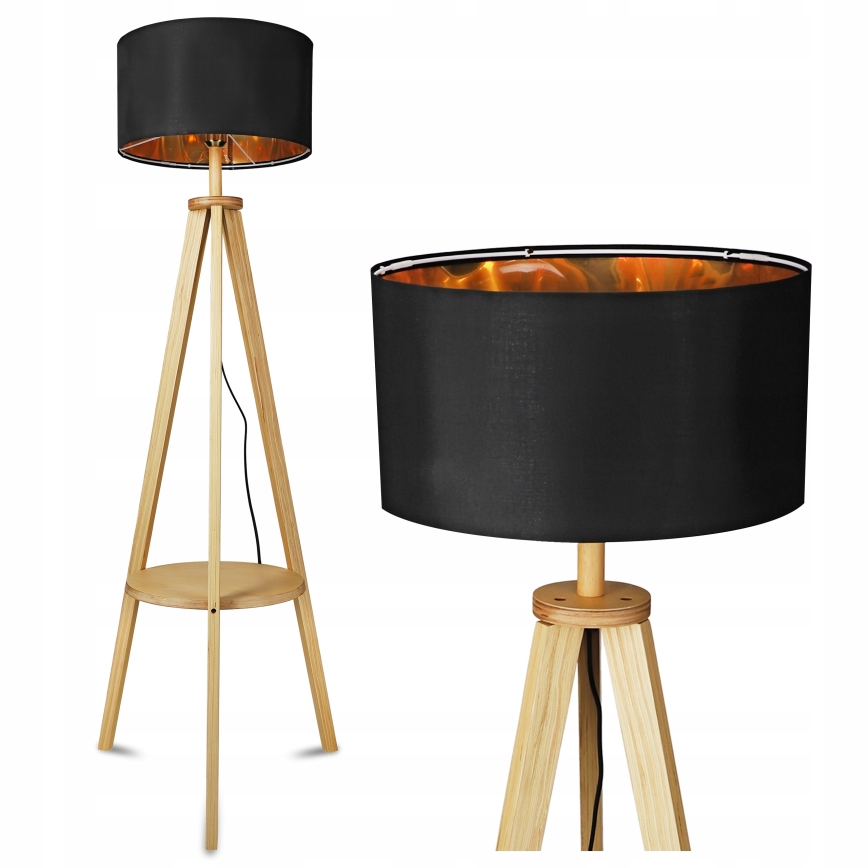 Lampada da terra 1xE27/40W/230V nera