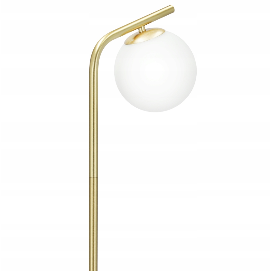 Lampada da terra 1xE27/40W/230V oro/bianco