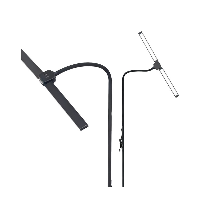 Lampada da terra a LED dimmerabile TEILO LED/14W/230V 3000/4000/6000K nera