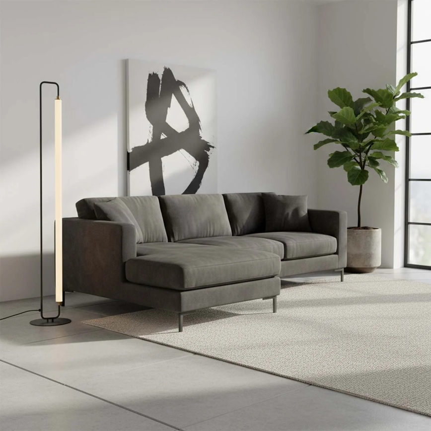 Lampada da terra a LED FELICJA LED/24W/230V 4000K nera