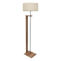 Lampada da terra AYD 1xE27/40W/230V marrone/beige