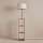 Lampada da terra AYD 1xE27/40W/230V marrone/bianco