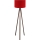 Lampada da terra AYD 1xE27/40W/230V marrone/rosso