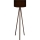 Lampada da terra AYD 1xE27/40W/230V nera/marrone