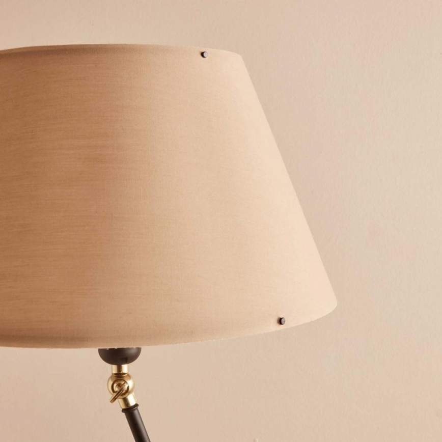 Lampada da terra AYD 1xE27/40W/230V nero/marrone
