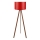 Lampada da terra AYD 1xE27/40W/230V rosso/marrone