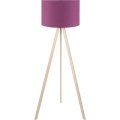 Lampada da terra AYD 1xE27/40W/230V viola/beige