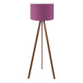 Lampada da terra AYD 1xE27/40W/230V viola/marrone