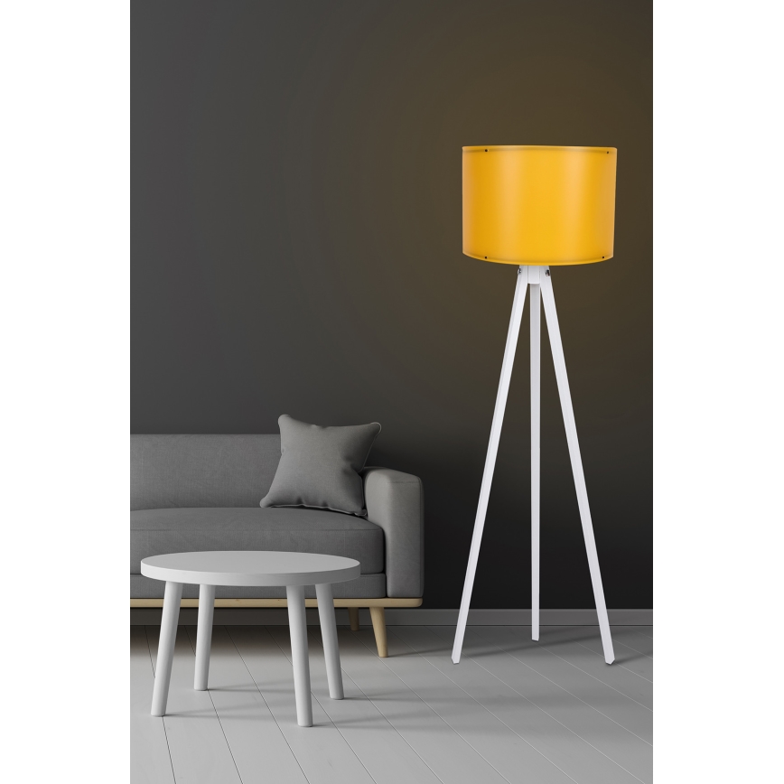 Lampada da terra AYD 1xE27/60W/230V arancio/bianca
