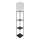 Lampada da terra con ripiani 1xE27/40W/230V 160 cm nero/bianco