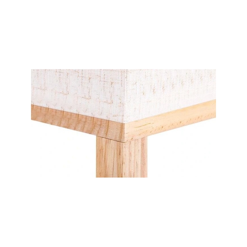 Lampada da terra con ripiani 1xE27/60W/230V bianco/marrone