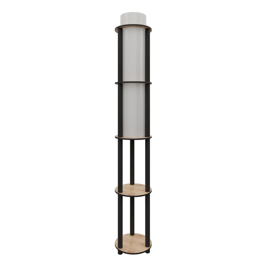 Lampada da terra con ripiani NOTO 1xE27/40W/230V beige/nera