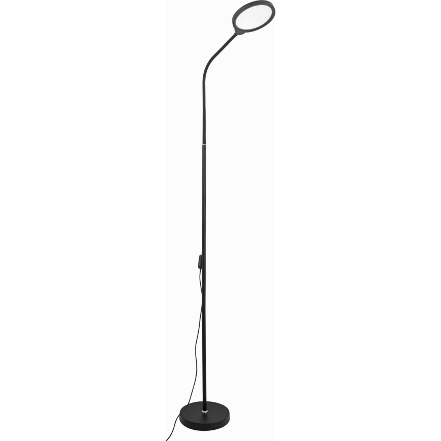 Lampada da terra dimmerabile a LED 2in1 LED/10W/230V 3000-4500-6500K nero