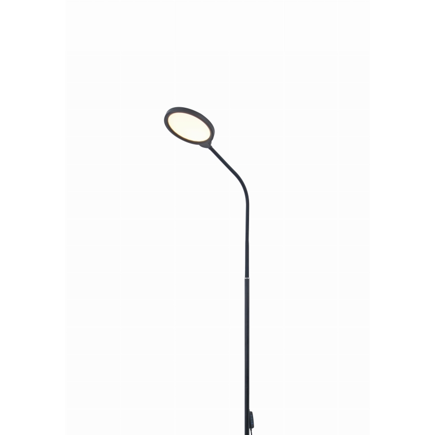 Lampada da terra dimmerabile a LED 2in1 LED/10W/230V 3000-4500-6500K nero