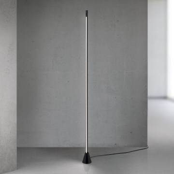 Lampada da terra dimmerabile a LED con sensore di movimento SOJIE LED/26W/230V nera