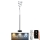 Lampada da terra dimmerabile a LED LED/50W/230V 3000-6500K antracite + telecomando