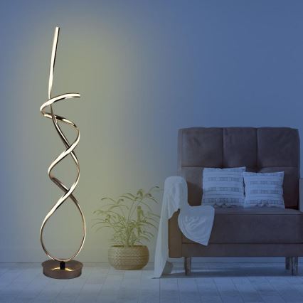 Lampada da terra dimmerabile a LED LED/80W/230V 3000-6500K + telecomando