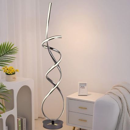 Lampada da terra dimmerabile a LED LED/80W/230V 3000-6500K + telecomando