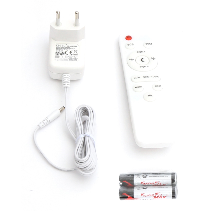 Lampada da terra dimmerabile a LED LED/9W/230V 3000-6500K bianco + telecomando
